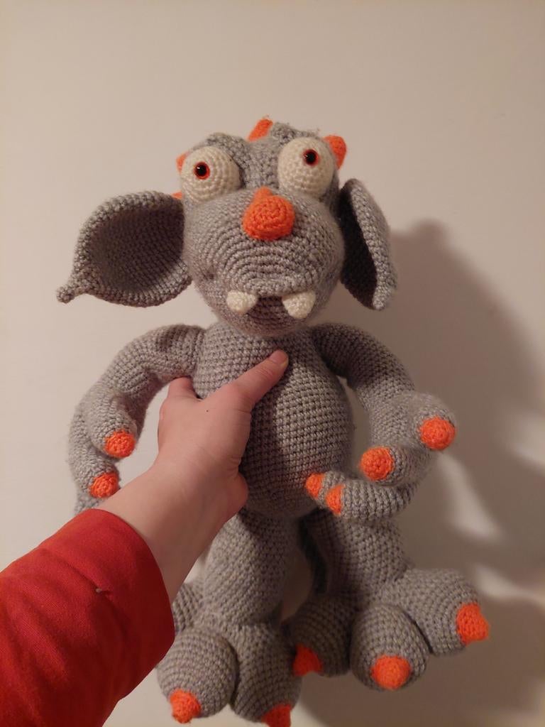 Gehaakte knuffel, Ophalen