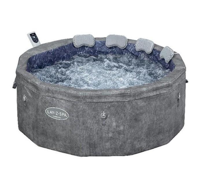 Jacuzzi Bestway Lay-Z Airjet Carrara + Toebehoren, Ophalen, Zo goed als nieuw, Filter, Opblaasbaar