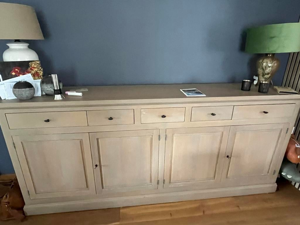 Landelijke buffetkast, Ophalen, Gebruikt, Met deur(en), Eikenhout