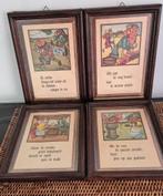 4 kadertjes Frans Van Immerseel spreuken, Ophalen