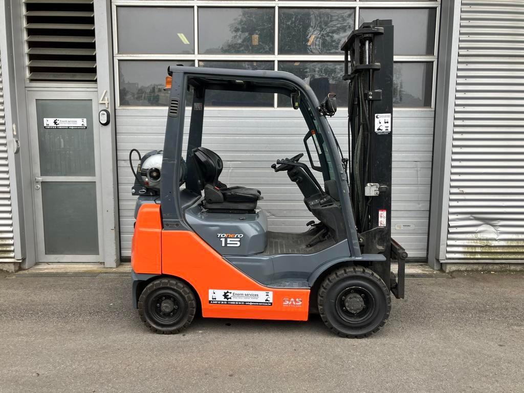 Heftruck Toyota 1,5Ton Gas MET GARANTIE, Ophalen of Verzenden