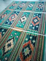 Prijs per stuk vintage mat tapijt 121 x 59cm kelim stijl, 100 à 150 cm, Enlèvement ou Envoi, Utilisé, 50 à 100 cm