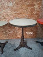 Diverses tables de bistrot anciennes en fonte, Enlèvement