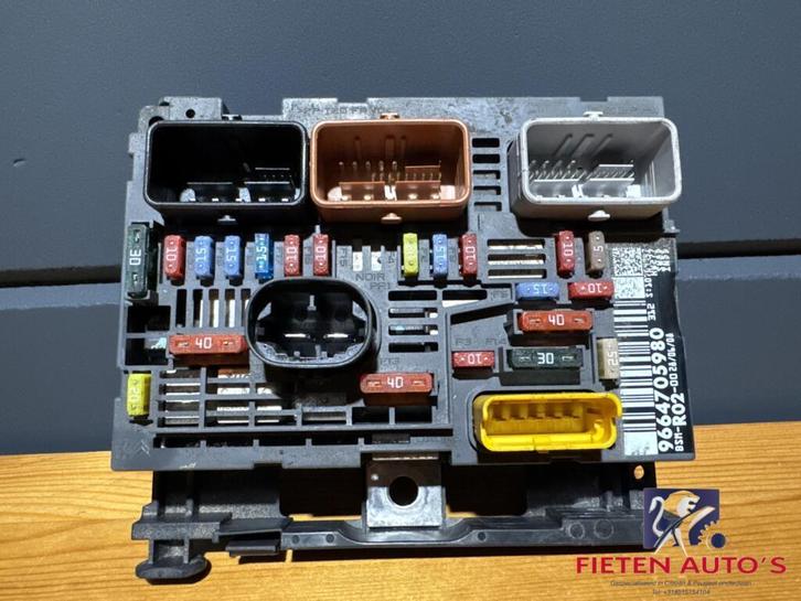 Zekeringkast BSM R02 Citroën Peugeot 9664705980 Delphi, Auto-onderdelen, Elektronica en Kabels, Citroën, Gebruikt, Ophalen of Verzenden