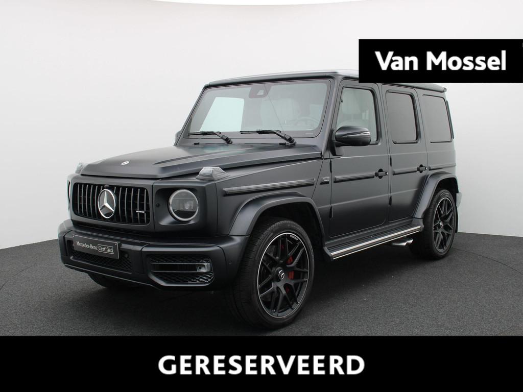 Mercedes-Benz G 63 AMG + BURMESTER + TREKHAAK + NAPPA + SURR, Auto's, Automaat, 585 pk, Stof, 8 cilinders