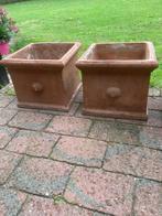 Terracotta bloempotten, Tuin en Terras, Ophalen, Gebruikt, Terracotta, Tuin
