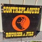 panneau d'affichage émaillé multiplex vers 1960, Enlèvement ou Envoi, Utilisé, Panneau publicitaire