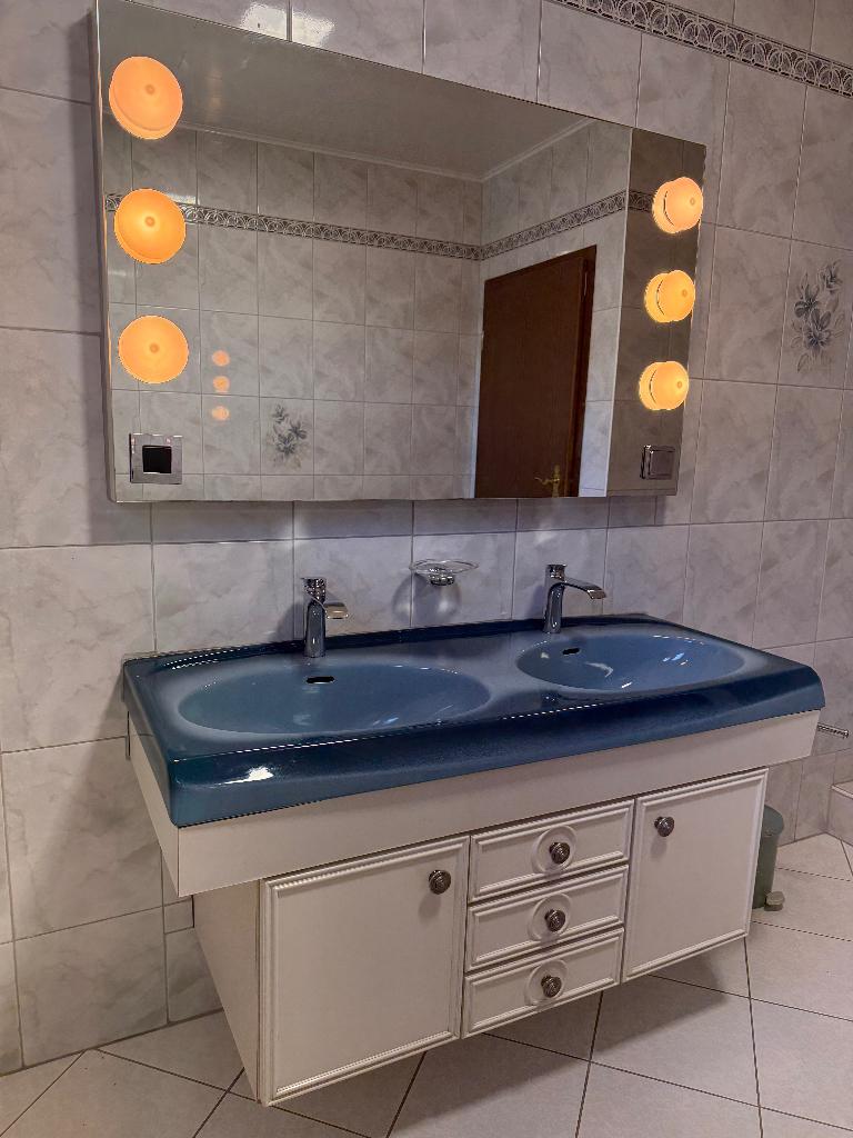 double évier, 25 à 50 cm, Meuble lavabo, Comme neuf, 100 à 150 cm