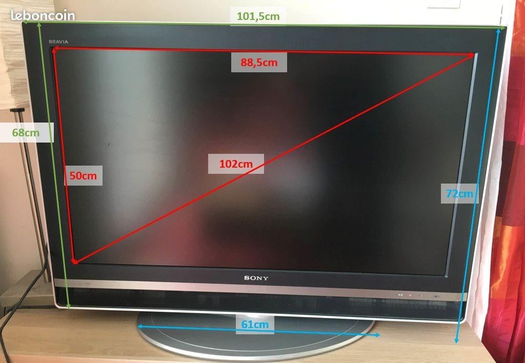 Sony bravia 40" (KLV-V40A10E), Enlèvement, Utilisé, 100 cm ou plus, Sony