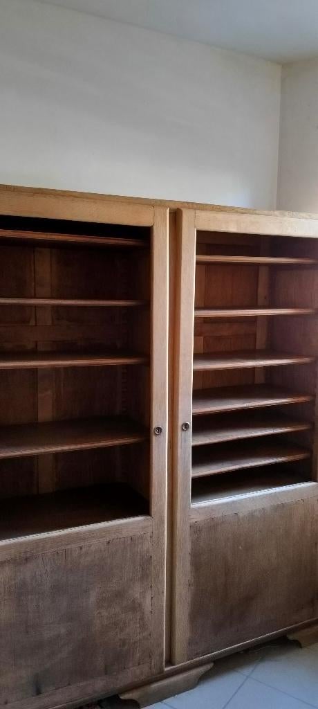 Oude schoolkasten, Antiquités & Art, Antiquités | Meubles | Armoires, Enlèvement