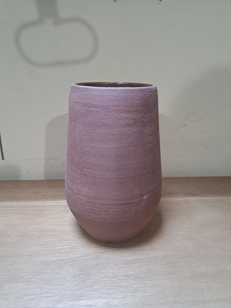 Vase en céramique brun fait main, Maison & Meubles, Accessoires pour la Maison | Vases, Enlèvement ou Envoi
