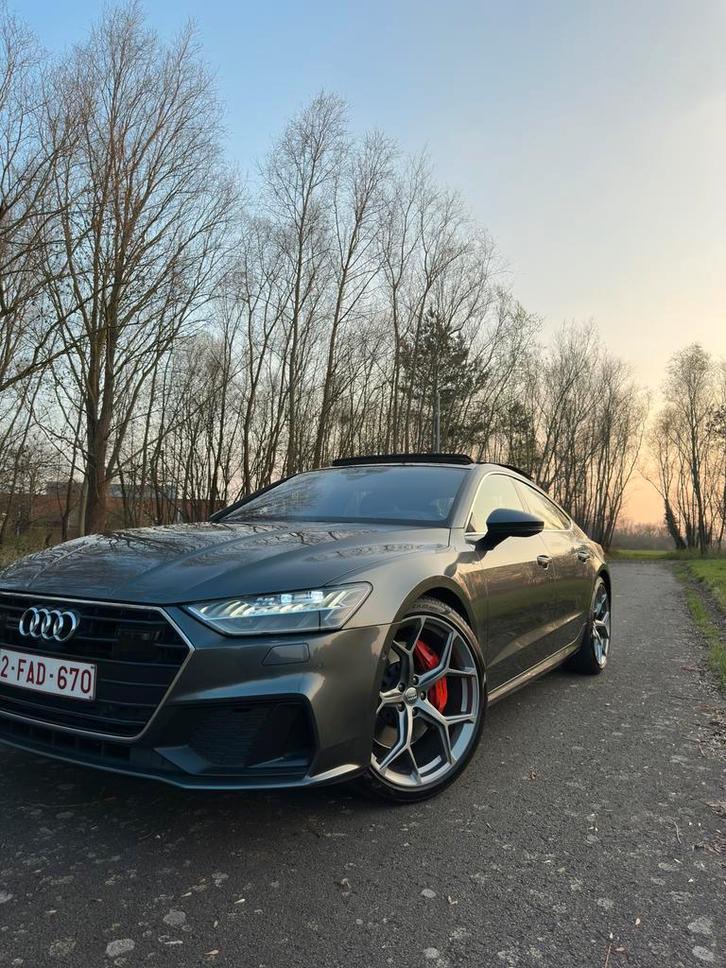 AUDİ A7 55tfsi, Autos, Audi, Particulier, A7, Toit ouvrant, Essence, Euro 6, Automatique, Argent ou Gris, Noir, Cuir, Quatre roues motrices / 4X4