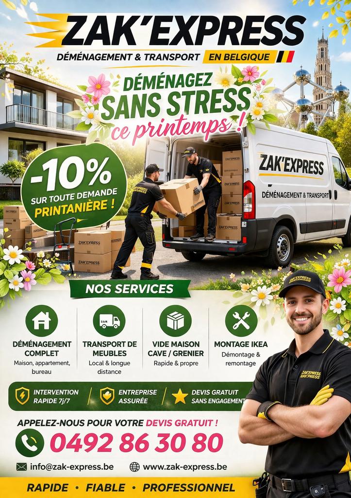 Déménagement livraison, Tickets & Billets, Événements & Festivals, Plusieurs jours