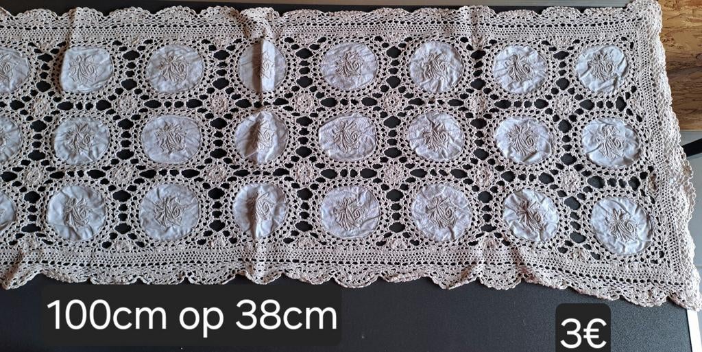 Tafelkleed 1m op 38cm, Ophalen of Verzenden