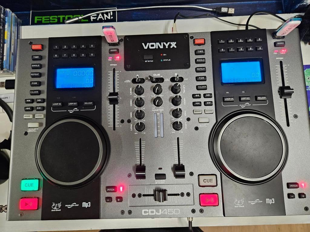 Vonix CDJ 450 dj mengpaneel ideaal voor de beginnende dj, Muziek en Instrumenten, Ophalen, Gebruikt, Dj-set, Overige merken
