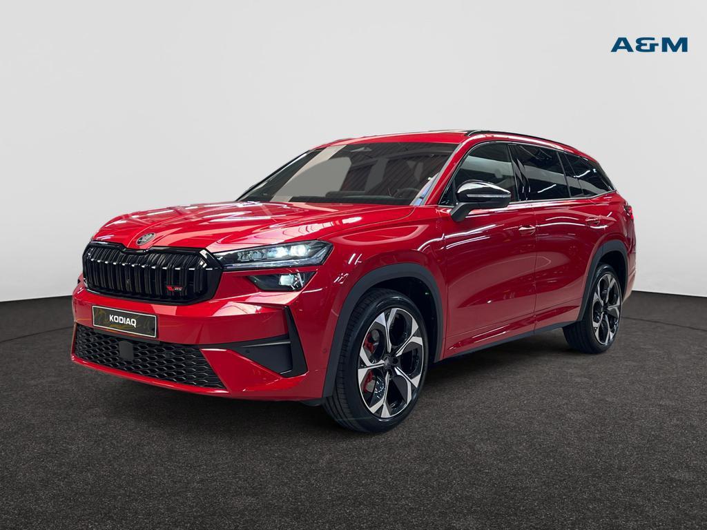 Skoda Kodiaq RS Kodiaq RS 2.0 TSI 4x4 7pl. DSG, Auto's, Skoda, Automaat, SUV of Terreinwagen, Alarm, Rood
