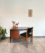 Vintage bureau metaal/teak ladeblok, Ophalen, Gebruikt