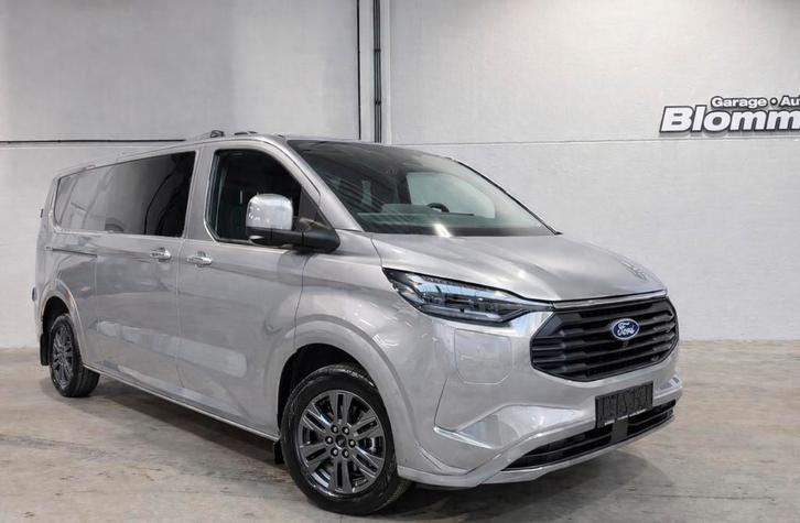 Ford Transit Custom 320 2.5 PHEV L2H1 Platinum DC Dubbele Ca, Autos, Camionnettes & Utilitaires, Entreprise, Achat, ABS, Caméra de recul