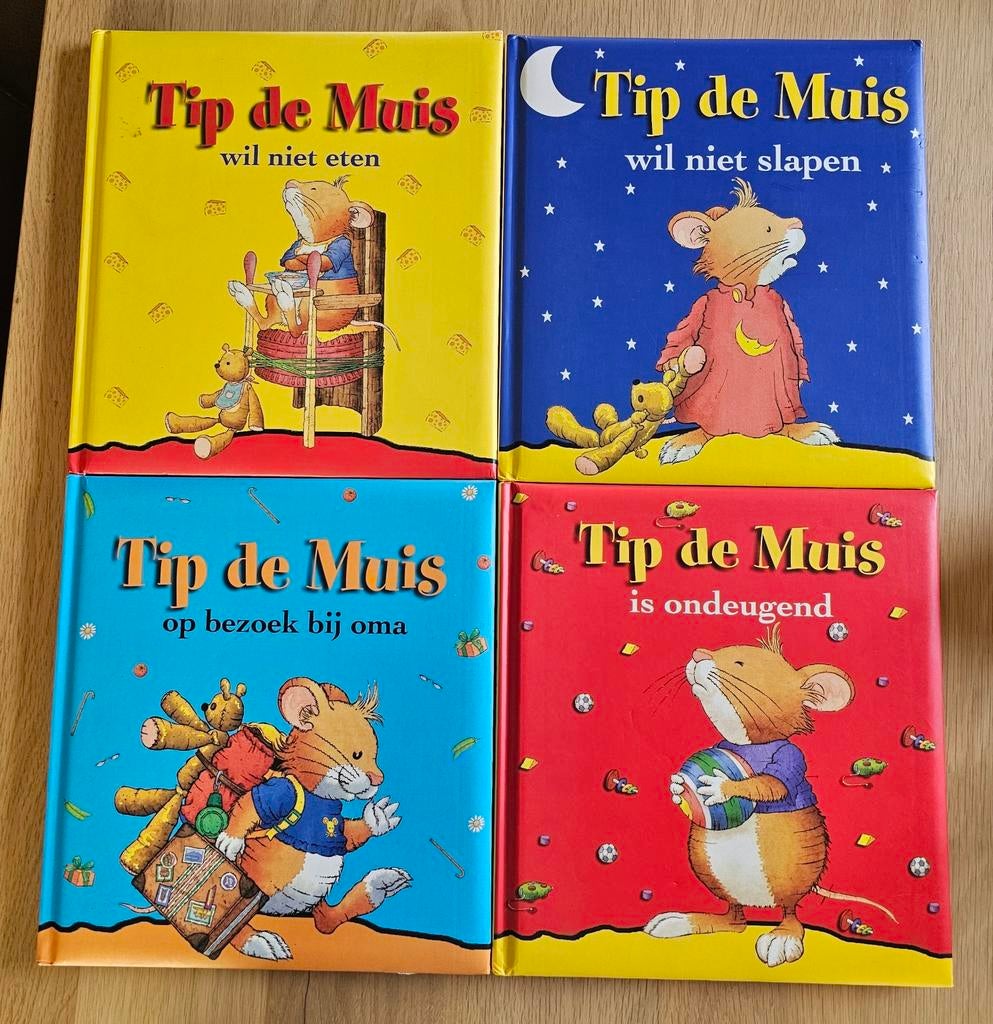 4 Boeken van Tip de Muis., Ophalen of Verzenden