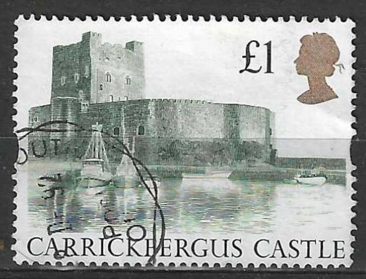 Grande-Bretagne 1992 - Yvert 1615 - Châteaux britanniqu (ST), Timbres & Monnaies, Timbres | Europe | Royaume-Uni, Affranchi, Envoi