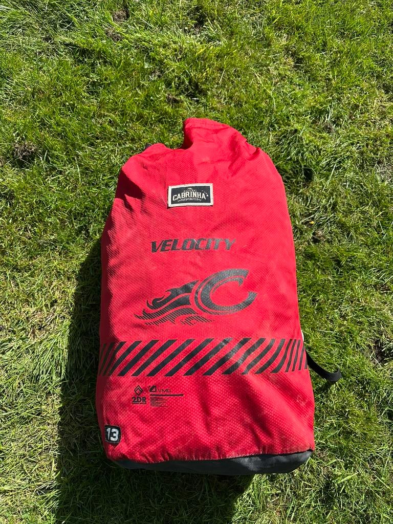 Cabrinha Velocity 13m, Watersport en Boten, Kitesurfen, Ophalen, Zo goed als nieuw, Kite