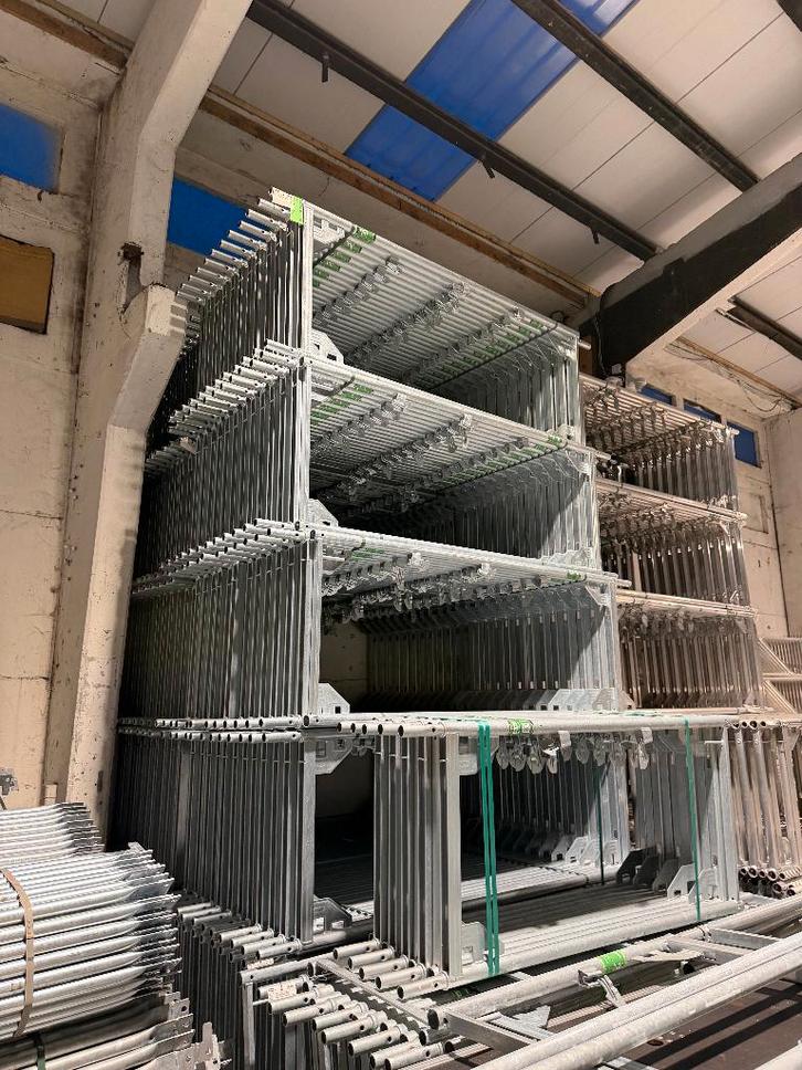 Pakket Gevelsteiger 100m² – COMPLET – € 2500, Doe-het-zelf en Bouw, Steigers, Gevelsteiger, Ophalen of Verzenden