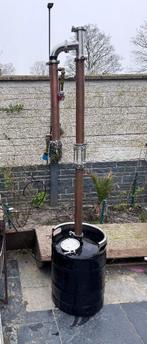 Fût de distillation inox + condenseur shotgun cuivre, Enlèvement ou Envoi, Utilisé