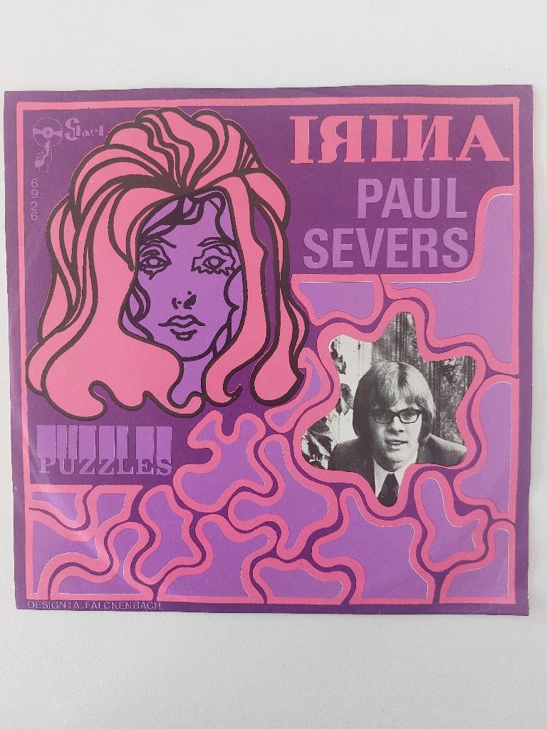 Paul Severs - Irina / Puzzles, CD & DVD, Vinyles Singles, Pressage original, Enlèvement ou Envoi, En néerlandais, Single