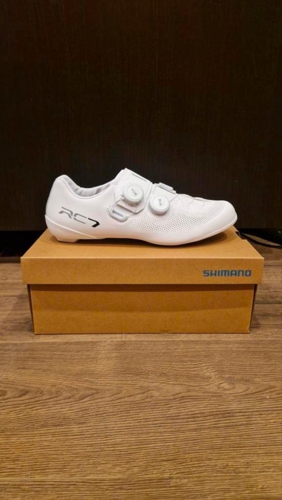 Shimano RC7 schoenen wit, Fietsen en Brommers, Fietsaccessoires | Fietskleding, Nieuw, Schoenen, Ophalen of Verzenden