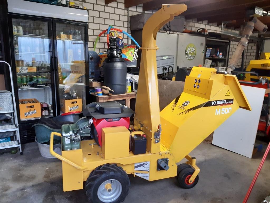 Jo Beau M500 zelfrijdende hakselaar uit 2018, 495 uur, Tuin en Terras, Ophalen, Gebruikt, Benzine