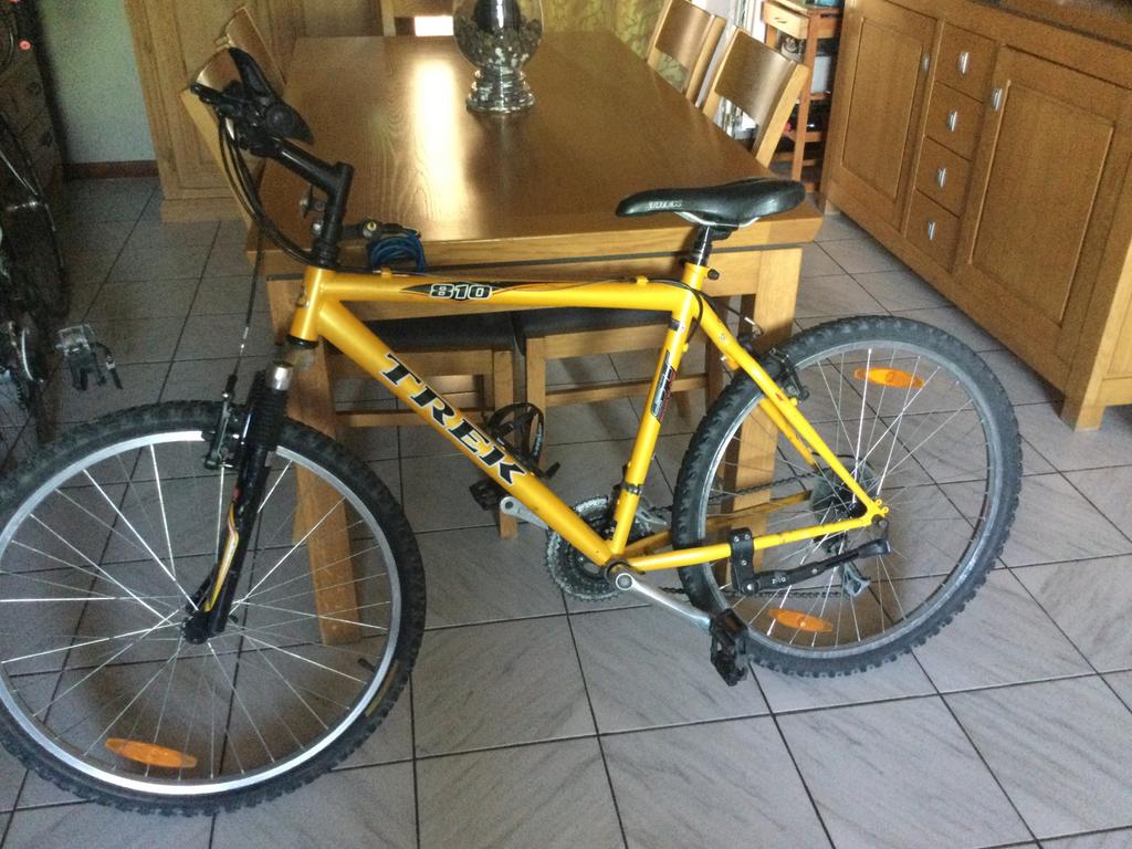 Vélo vtt jaune Trek 26 pouces 21 vitesses shimano, Vélos & Vélomoteurs, Utilisé, Trek