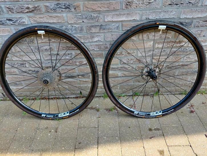 WIELSET DT Swiss C 1800 SPLINE, Fietsen en Brommers, Fietsonderdelen, Zo goed als nieuw, Racefiets, Wiel, Ophalen