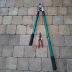 Telescopische takkenschaar en snoeischaar , tuinsproeier, Tuin en Terras, Ophalen of Verzenden, Gebruikt