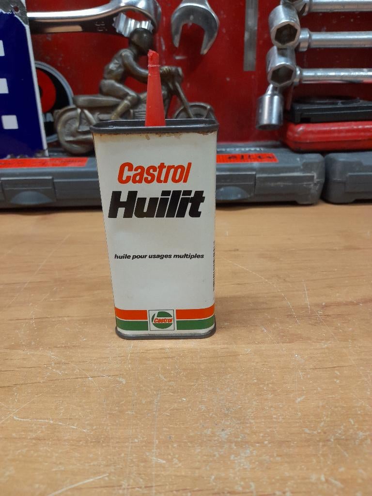 ancienne burette huile vide castrol huilit, Collections, Marques & Objets publicitaires, Envoi, Utilisé, Autres types