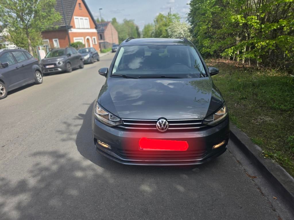 Touran 2.0 TDI 150cv 7 places, distribution ok, Auto's, Volkswagen, Monovolume, Euro 6, 4 cilinders, Leder en Stof