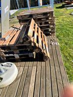 GRATIS houten terras en onderplanken, Doe-het-zelf en Bouw, Ophalen, Gebruikt