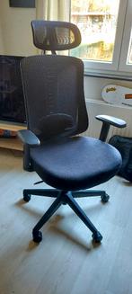Fauteuil de bureau ergonomique - Mesh noir, Enlèvement, Utilisé, Chaise de bureau, Ergonomique