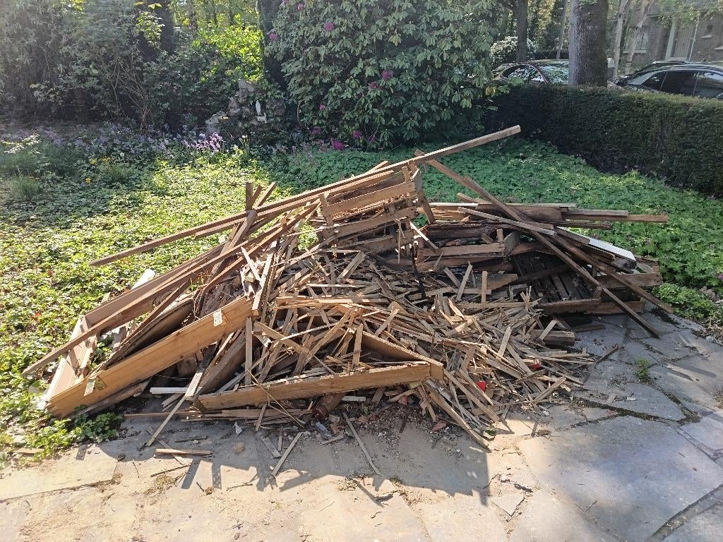 Aanmaakhout, Minder dan 3 m³, Ophalen, Overige houtsoorten, Blokken