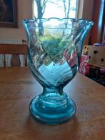 Vase ancien/teinte verte/beaucoup de bulles/motif en balanço, Enlèvement ou Envoi