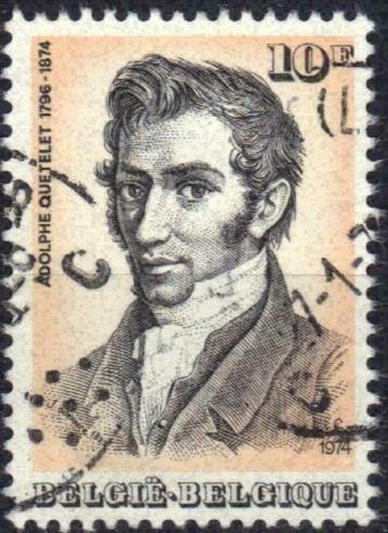 Belgie 1974 - Yvert 1738/OBP 1742 - Adolphe Quetelet (ST) beschikbaar voor biedingen