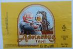 Bieretiket Adelardus Tripel Brouwerij Kerkom (10p9), Verzamelen, Verzenden, Gebruikt