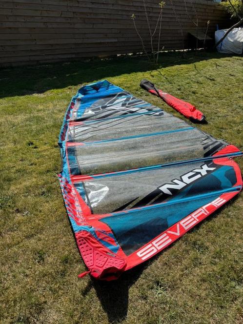 Volledige windsurfset te koop – wegens stopzetting hobby, Watersport en Boten, Windsurfen, Gebruikt, Complete set, Minder dan 250 cm