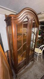 Vitrine ancienne style Liégeois – chapeau de gendarme, Ophalen, Zo goed als nieuw