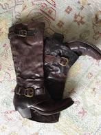 Stoere lederen bruine dames laarzen origineel 39, Kleding | Dames, Schoenen, Hoge laarzen, Ophalen of Verzenden, Zo goed als nieuw