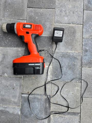 Accuboormachine Black&Decker 18v beschikbaar voor biedingen