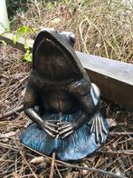 Prachtige forse bronskleurige kikker, vol gietijzer!!, Ophalen of Verzenden