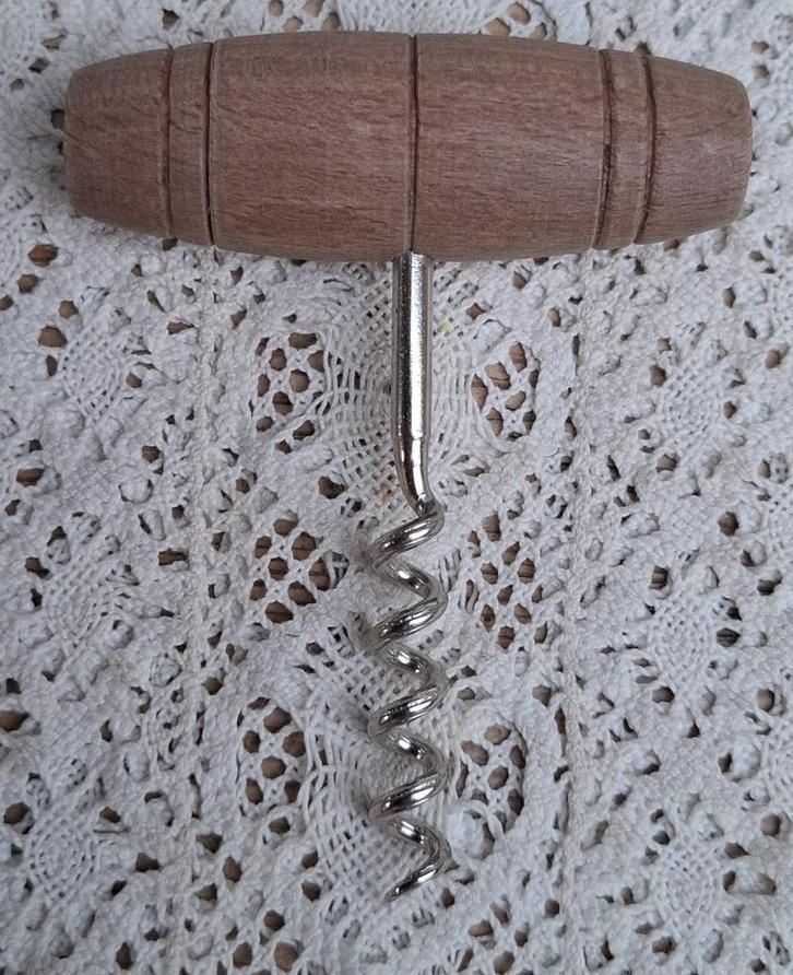 Franse kurkentrekker met houten greep, Antiek en Kunst, Curiosa en Brocante, Ophalen of Verzenden