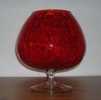 Mooie rode glazen vaas, Maison & Meubles, Accessoires pour la Maison | Vases, Enlèvement ou Envoi, Comme neuf, Rouge, Verre