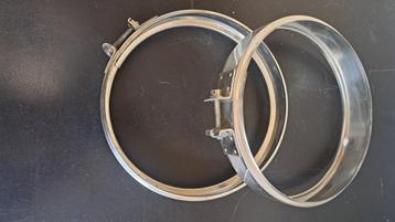 Collier inox Diamètre 180 mm pour tube inox pour évacuation, Enlèvement