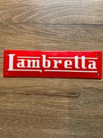 Emaille bord 'Lambretta', Antiek en Kunst, Antiek | Email, Ophalen of Verzenden